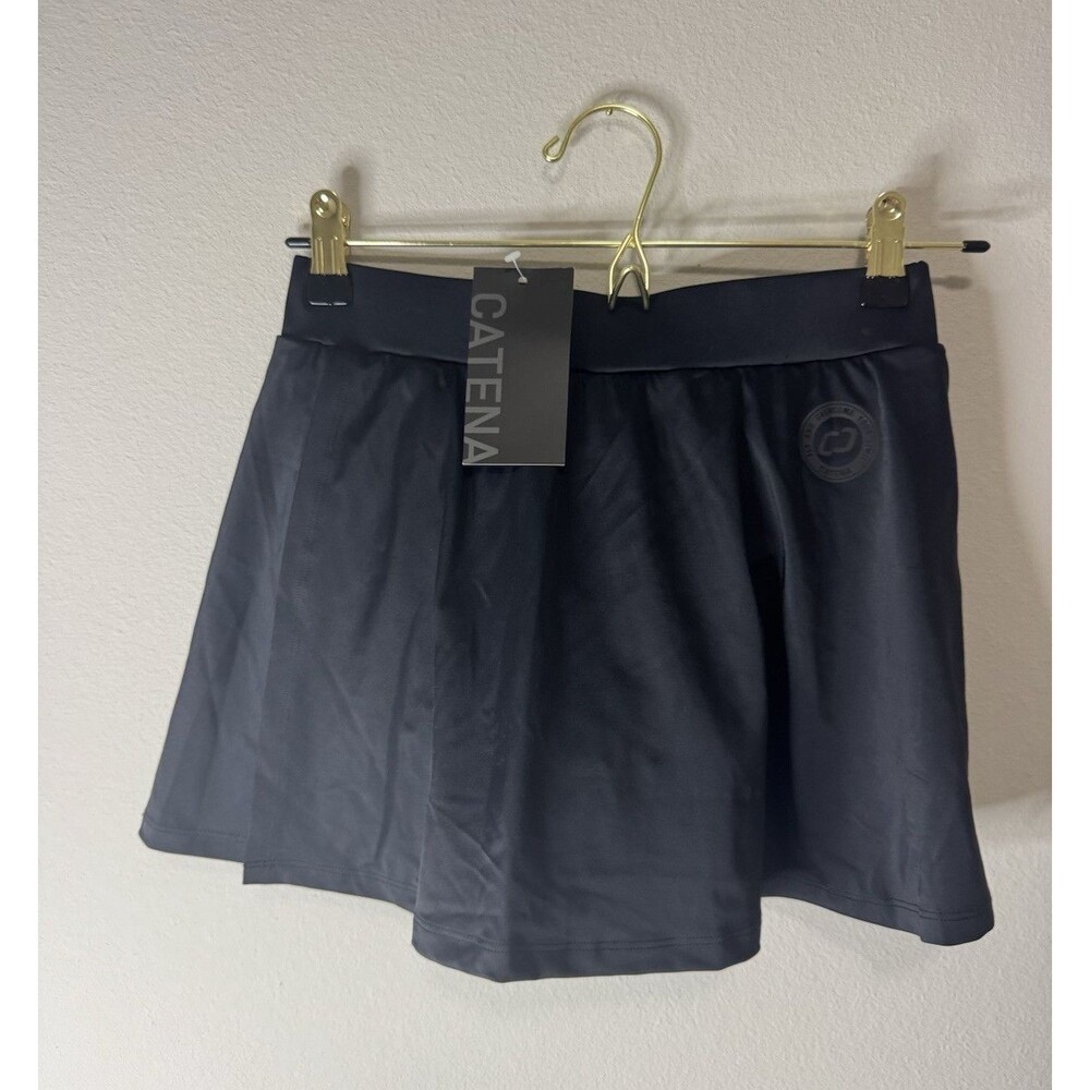CATENA Women’s Cycling Skort/Shorts Black M Padded Chamois Breathable Pull-On